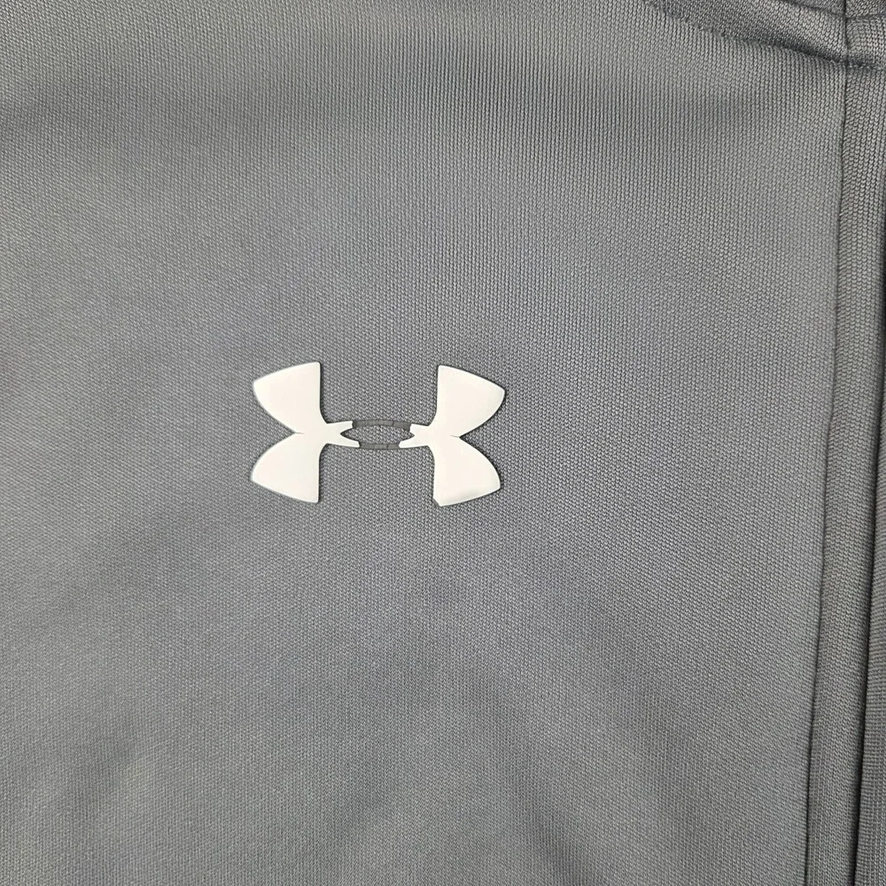 Under Armour Jacket Mens L Gray Full Zip Softshell Coors Light Beer‎ Logo